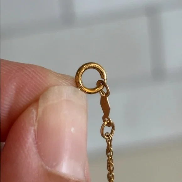 LDS Mormon Enamel Young Woman Torch Pendant Charm Necklace 14k GF Chain - Picture 4 of 10